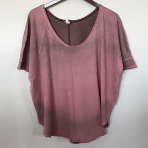 Free People oversized ombré tee